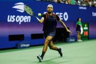 Nick Kyrgios at the US Open 2022. (Photo: Getty)